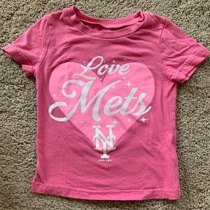 NY Mets girls t shirt 4T